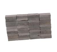 SEWOART 40pcs Mini Grey Bricks for Dollhouse Landscaping DIY Miniature Brick Wall for Turtle Tank Steps Terrarium and Aquarium Micro Landscape Accessories