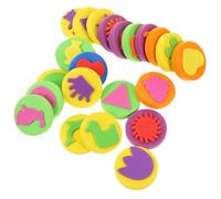 SEWOART 48Pcs DIY Graffiti Stamps Lightweight Painting Seal for Art Class Craft Activities Creative Colorful Educational Stamps