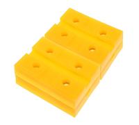SEWOART 4pcs Automotive Lift Pads Plastic Jack Stand Blocks with Square and Round Vibration Mats Fast Installation for Car Maintenance and Garage Lifts Compatible with Various Jack Stands