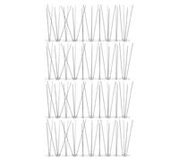 SEWOART 4Pcs Bird Spikes Kit Outdoor Pigeon Deterrent Strips for Garden Fence Balcony Roofs Weather-resistant Anti-perching Barrier