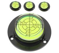 SEWOART 4pcs Bubble Spirit Level Tool with Sturdy Cylindrical Design for Precise Measuring in Construction Installation and Indoor Renovation for Rvs Machinery Setup and Engineering Tasks