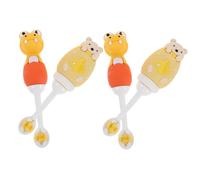 SEWOART 4pcs Extra Soft Toothbrush with Cartoon Animal Design for Boy Girl Years Ergonomic Training Brush for Sensitive Teeth and Healthy Gums for Little Hands and Early Oral Care