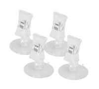 SEWOART 4pcs Fish Tank Suction Cup Clips Veggie Seaweed Feed Holders Aquarium Accessories Underwater Feeding Tool for Algae and Vegetable Aquarium Use