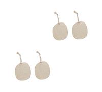 SEWOART 4pcs Marigold Scrub Away Heavy Duty Scourer Pad Brush Dishwasher Cloths Kitchen Brushes for Dishes Oil-Resistant Loofah Sponge Kitchen Cleaning