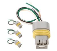SEWOART 4pcs Pin Automotive Ignition Coil Connector Plug Harness with Copper Wire High Temperature Resistant Electrical Connectors for Vehicles Stable and Durable Car Truck Boat Wire