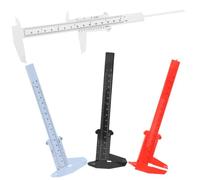 SEWOART 4pcs Plastic Vernier Calipers Non Digital Measuring Tool High Precision Lightweight Manual Caliper for Accurate Pipe and DIY Measurements