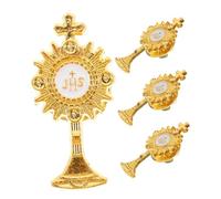 SEWOART 4pcs Religious Lapel Pins for Suits Cross Brooches Ceremony Accessories for First Communion Party and Daily Wear