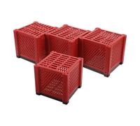 SEWOART 4PCS Reusable Fish Tank Filter Boxes Water Purifier Cubes for Aquariums Ponds and Troughs Multipurpose Filtration Containers Compatible with Various Media Easy to Install and Clean
