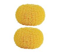 SEWOART 4pcs Reusable Mesh Scourers for Kitchen Scourers Creative Brush Pot Ball as Eco Sponge Round Dish Pads for Exfoliating Sponge Cleaning for Dishes
