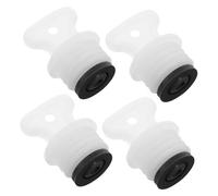 SEWOART 4pcs Small Hot Water Bag Stoppers Replacement Sealing Plugs Leakproof Rubber Caps 21mm for Portable Hot Water Bottles and Sacks