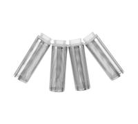 SEWOART 4pcs Stainless Steel Aquarium Intake Filter Covers Mesh Guards for Small Fish and Shrimp Protection Easy Install Filter Nets for Clear Water and Safe Aquatic Pets in Fish Tanks and
