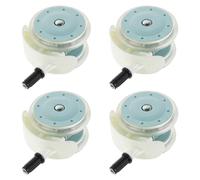 SEWOART 4pcs Walking Wheels Silent Plastic Replacement Walker Wheel Parts for Stroller Caster Accessories Learning to Walk