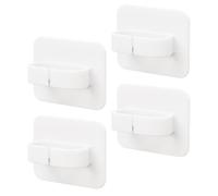 SEWOART 4pcs White Hips Circle Hooks Multipurpose Wall Hanger