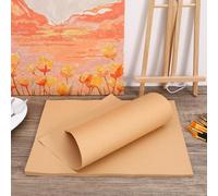 SEWOART 50 Pcs Thick Kraft Cardstock Sheets Heavyweight Craft Paper for Drawing Scrapbooking DIY Projects Multi-Purpose Cardboard Paper for Creative Crafting and Card Making