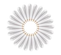SEWOART 50pcs Faux Pearl Teardrop Pendant Charms for Jewelry Making Lightweight Plastic Waterdrop Beads for Necklace and Earring DIY Crafts Elegant Durable Accessories