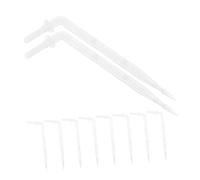 SEWOART 50pcs Garden Drip Emitters Hose Transparent Bent Arrows Targeted Watering System for Potted Plants Patio Cooling Efficient Micro Irrigation Sprinklers for Sustainable Gardening and