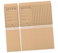 SEWOART 50Pcs Kraft Paper Seed Envelopes Tear-Resistant Small Packets for Organizing and Protecting Seeds Little Paper Bags for Gardeners and Growers