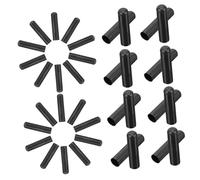 SEWOART 50pcs Metal Shoelace Tips Aglets Replacement Sturdy 5mmx20mm Gunmetal Shoelace Accessories for Shoe and Trouser Belt Repair