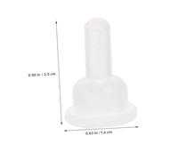 SEWOART 50pcs Soft Silicone Pet Feeding Nipples for Small Animals Safe Nurse Bottle Teats for Rabbits Kittens Chinchillas Natural Breastfeeding Simulation Easy to Clean Durable Pacifier