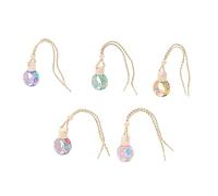 SEWOART 5pcs Car Hanging Perfume Dispenser Refillable Air Freshener Pendant for Vehicles Essential Oil Diffuser Bottle for Car Truck Van Natural Scented