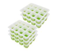 SEWOART 5pcs Cell Seedling Starter Trays for Indoor Greenhouse Gardening Reusable Plant Nursery Pots with Separate Cells for Root Protection and Accelerated Germination