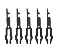 SEWOART 5pcs Fire Alarm Break Glass Keys with Manual Reset Function, Black Plastic Emergency Stop Button Keys for Residential Areas and Public Places, Versatile Application and User
