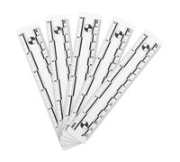 SEWOART 5pcs Forensic Evidence Marker Photo Measuring Ruler with Plastic Material for Enhanced Documentation and Versatile Application, for Fingerprints and Scene Marker Evidence Card Use