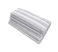 SEWOART 5pcs Reusable Microfiber Mop Pads with Self-adhesive Backing for Flat Mop Replacement High Water Absorption and Sturdy Dirt Removal Washable Wet Refill for Hardwood Floor Cleaning