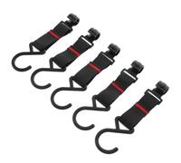 SEWOART 5pcs S Type Camping Hooks for Tent Gear Storage, Heavy Duty Black