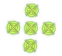 SEWOART 5pcs Small Bubble Level Mini Circular Spirit Level Durable Compact Measuring Tool for Accurate Work and Easy Portable Use