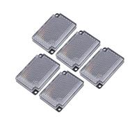 SEWOART 5Pcs Square Reflectors for Photoelectric Sensors Durable Retroreflective Grating Panels for Road Traffic and Building Sites