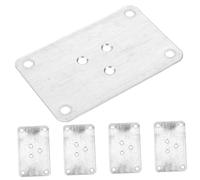 SEWOART 5Pcs Thick Furniture Leg Mounting Plates Durable Table Leg Attachment for Easy Installation for Sofa Desk Nightstand More Pre Drilled Lightweight Design Reliable Support for Wobbly
