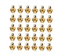 SEWOART 600pcs Mini Jingle Bells DIY Jewelry Accessory Metal Craft Bells 6mm Compact Multi-Purpose Christmas Home Decoration Ornament