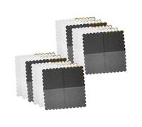 SEWOART 60pcs Disposable Party Paper Napkins with Artistic Scalloped Edges and White with Gold Silver Trim Elegant Serviettes for Weddings Birthdays Kitchen Parties and Events