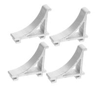 SEWOART 6Pcs Aluminum Alloy Refrigerator Shelf Clips Heavy Duty Freezer Shelf Supports Fridge Parts Replacement for Easy Tool Installation and Stable Storage