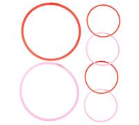 SEWOART 6pcs Floating Plant Rings for Aquariums Fish Feeding Circles Versatile Duckweed Isolation for Aquatic Plant Maintenance