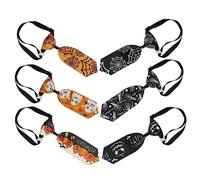 SEWOART 6pcs Halloween Pet Ties Festive Neck Accessories for Cats and Dogs Stylish Costume Decor for Holiday Parties and Comfortable Design