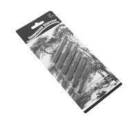 SEWOART 6pcs Square Compressed Charcoal Sticks Sketching Drawing Supplies Soft Medium Hard Set for Artists and Students Black Charcoal Rods Art Tools for Sketching and Shading