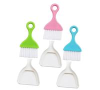 SEWOART 6sets Hard Bristle Brush for Cleaning Indoor Broom Dust Cleaner Dustpan Brush
