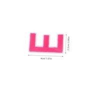 SEWOART 72pcs Embroidered Letter Appliques A-z Alphabet Patches for Clothes DIY Crafts Party Decorations Polyester Alphabet Patches for Jackets Bags