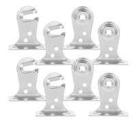 SEWOART 8 Pairs Metal Roller Shutter Brackets with Screws Outside Mount Hardware for Roller Window Shades for Home and Office Window Dressing
