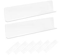 SEWOART 8Pcs Clear Small Pet Cage Blockers Non-magnetic Edge Guards for Guinea Pigs Rabbits Indoor Playpen Safety Barrier Prevent Chewing and Injuries Easy to Install