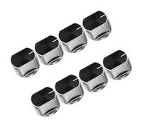 SEWOART 8PCS Gas Stove Knobs Replacement Elegant Zinc Alloy Burner Control Switch for Kitchen Oven Range Effortless Compatibility with Various Models