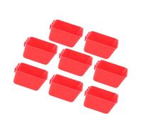 SEWOART 8pcs Lightweight Bird Feeding Bowl Chicken Coop Cups Water Feeder Easy to Clean Install