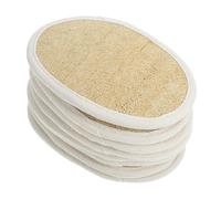 SEWOART 8pcs Natural Loofah Sponge Scrubber Dishwashing Pads for Cleaning Absorbent Home Loofah Brush for Dishes and Bath Use