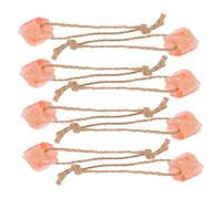 SEWOART 8pcs Pink Salt Lick Blocks for Livestock Natural Mineral for Alpaca Horse Cattle Deer Easy to Lick Chew Each Enhances Digestion and Vitality
