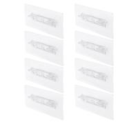 SEWOART 8pcs PVC Shelf Support Pegs No Trace Design Sturdy Support Shelf Brackets for Wardrobe and Closet Book Kitchen Cabinet Storage