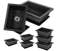 SEWOART 8sets Rectangular Flowerpot Bonsai Pot for Indoor and Outdoor Gardening Tray Practical Flower Pots for Succulent Plant