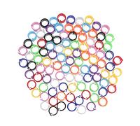 SEWOART 900pcs Blank Clip Leg Bands for Birds Chicks and Poultry Lightweight and Identification Mixed Colors for Managing and Marking Bird Breeds