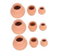 SEWOART 9pcs Mini Ceramic Nursery Pots Thickened Plant Containers Indoor Gardening Pots for Succulents and Seedlings Lightweight Durable Flower Breeding for Home Balcony Office